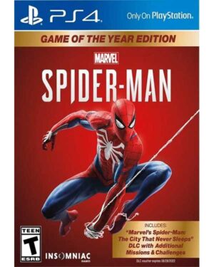 PS4 SPIDERMAN: GAME OF THE YEAR EDITION